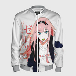 Бомбер мужской Zero Two, Darling in the Franx, цвет: 3D-меланж