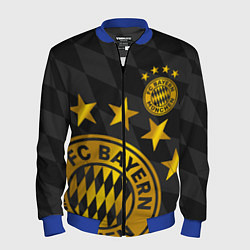 Бомбер мужской ФК БАВАРИЯ BAYERN МЮНХЕН, цвет: 3D-синий