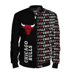 Бомбер мужской CHICAGO BULLS 7, цвет: 3D-черный