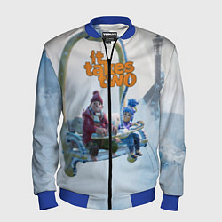 Бомбер мужской It Takes Two Коди и Мэй, цвет: 3D-синий