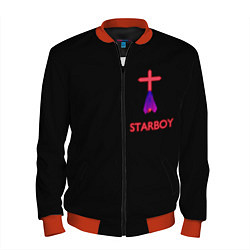 Бомбер мужской STARBOY - The Weeknd, цвет: 3D-красный