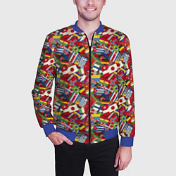 Бомбер мужской Страны Мира, цвет: 3D-синий — фото 2