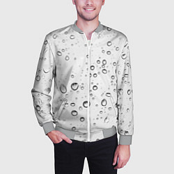 Бомбер мужской Утренний дождь, цвет: 3D-меланж — фото 2