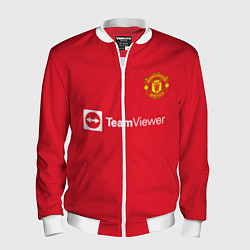 Бомбер мужской Бруну Фернандеш форма Манчестер Юнайтед 20212022, цвет: 3D-белый