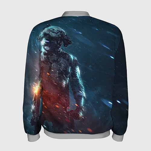 Мужской бомбер BATTLEFIELD 2042 SOLDIER WARS / 3D-Меланж – фото 2