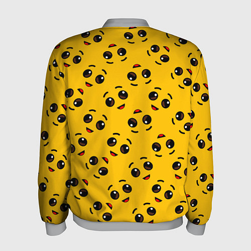 Мужской бомбер FORTNITE BANANA FACE PATTERN ФОРТНАЙТ ЛИЦО БАНАНА / 3D-Меланж – фото 2
