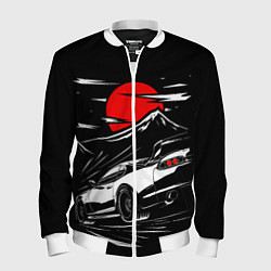 Мужской бомбер Toyota Supra: Red Moon