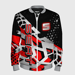 Бомбер мужской SEAT СЕАТ, цвет: 3D-меланж