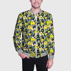 Бомбер мужской Велоспорт гонка, цвет: 3D-меланж — фото 2