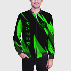 Бомбер мужской RAZER GREEN, цвет: 3D-черный — фото 2