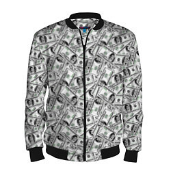 Бомбер мужской Миллионер Millionaire, цвет: 3D-черный