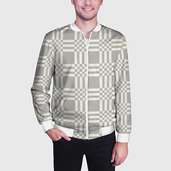 Бомбер мужской Принт Советский Коврик, цвет: 3D-белый — фото 2