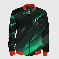 Бомбер мужской MERCEDES-BENZ AMG NEON STRIPES PETRONAS, цвет: 3D-красный