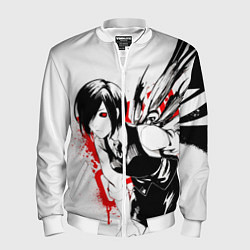 Бомбер мужской ТОУКА TOKYO GHOUL, цвет: 3D-белый