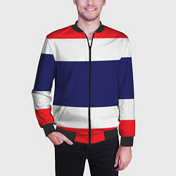 Бомбер мужской Фрэнч-стайл, цвет: 3D-черный — фото 2