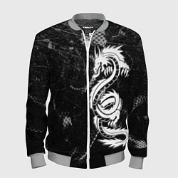 Бомбер мужской Китайский Дракон Чб Dragon Snake, цвет: 3D-меланж