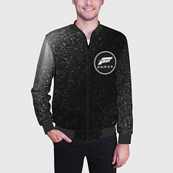 Бомбер мужской ФОРЗА ХОРАЙЗЕН Шум, цвет: 3D-черный — фото 2