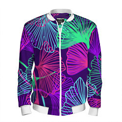 Бомбер мужской Neon color pattern Fashion 2023, цвет: 3D-белый