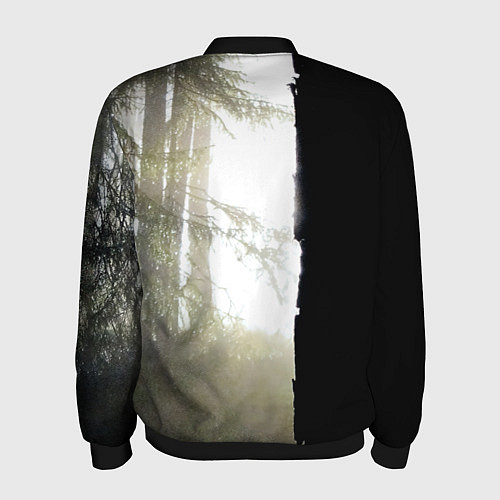 Мужской бомбер Burzum - Belus / 3D-Черный – фото 2