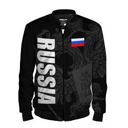 Мужской бомбер RUSSIA - BLACK EDITION