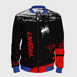 Бомбер мужской The prodigy : дарование, цвет: 3D-синий