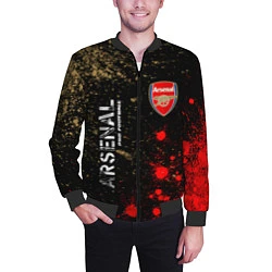 Бомбер мужской АРСЕНАЛ Arsenal Pro Football Краска, цвет: 3D-черный — фото 2