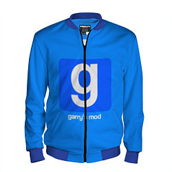 Бомбер мужской Garrys Mod логотип, цвет: 3D-синий