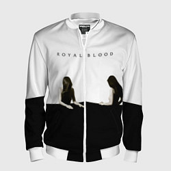 Бомбер мужской How Did We Get So Dark? - Royal Blood, цвет: 3D-белый