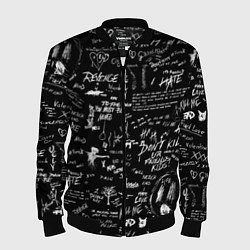 Бомбер мужской XXXTENTACION LOGOBOMBING, цвет: 3D-черный
