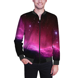 Бомбер мужской Night Nebula, цвет: 3D-черный — фото 2