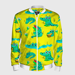 Мужской бомбер GREEN CROCODILES