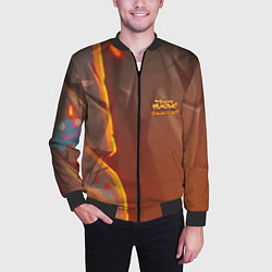 Бомбер мужской My singing monsters Dawn Of Fire, цвет: 3D-черный — фото 2