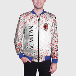 Бомбер мужской Ac milan logo, цвет: 3D-синий — фото 2