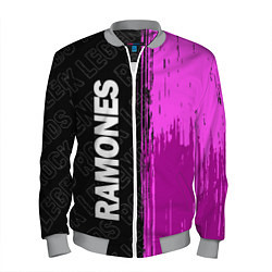 Бомбер мужской Ramones Rock Legends, цвет: 3D-меланж