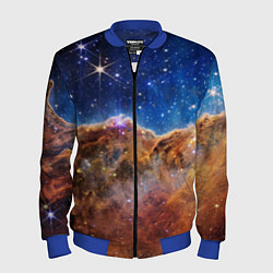 Бомбер мужской Туманность Киля фото НАСА, цвет: 3D-синий