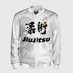 Бомбер мужской Джиу-джитсу Jiu-jitsu, цвет: 3D-белый
