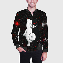 Бомбер мужской Monokuma paint, цвет: 3D-черный — фото 2