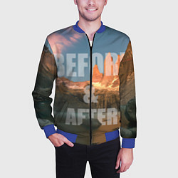 Бомбер мужской BEFORE&AFTER, цвет: 3D-синий — фото 2