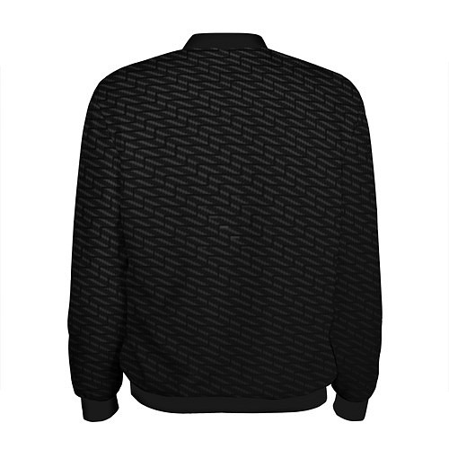 Мужской бомбер Honda карбон / 3D-Черный – фото 2