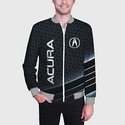 Бомбер мужской Acura карбон, цвет: 3D-меланж — фото 2