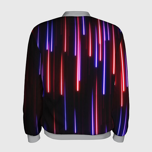 Мужской бомбер Метеоритный дождь / 3D-Меланж – фото 2