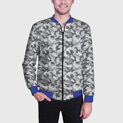 Бомбер мужской Камуфляж М-21 серый, цвет: 3D-синий — фото 2