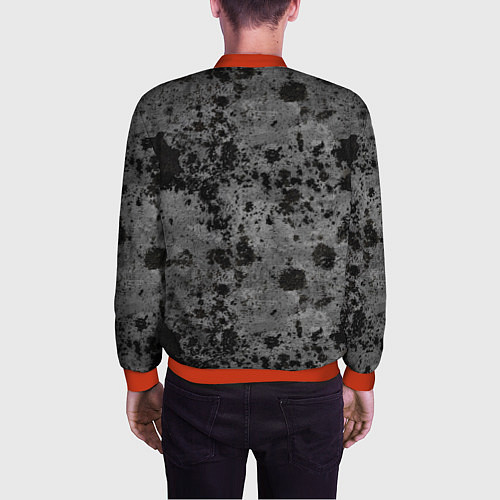 Мужской бомбер Камуфляж Metro / 3D-Красный – фото 4