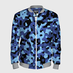 Бомбер мужской Камуфляж Sky Blue, цвет: 3D-меланж