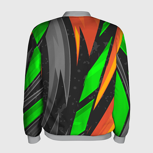 Мужской бомбер Абстракция / 3D-Меланж – фото 2