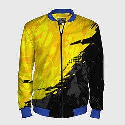 Мужской бомбер Black and yellow