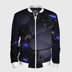 Мужской бомбер Неоновые плиты, взрыв