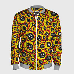 Бомбер мужской Serious Sam logo pattern, цвет: 3D-меланж