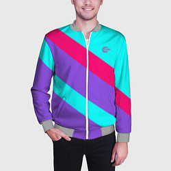 Бомбер мужской Аля восьмидесятые FIRM, цвет: 3D-меланж — фото 2