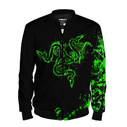 Бомбер мужской Razer брызги, цвет: 3D-черный